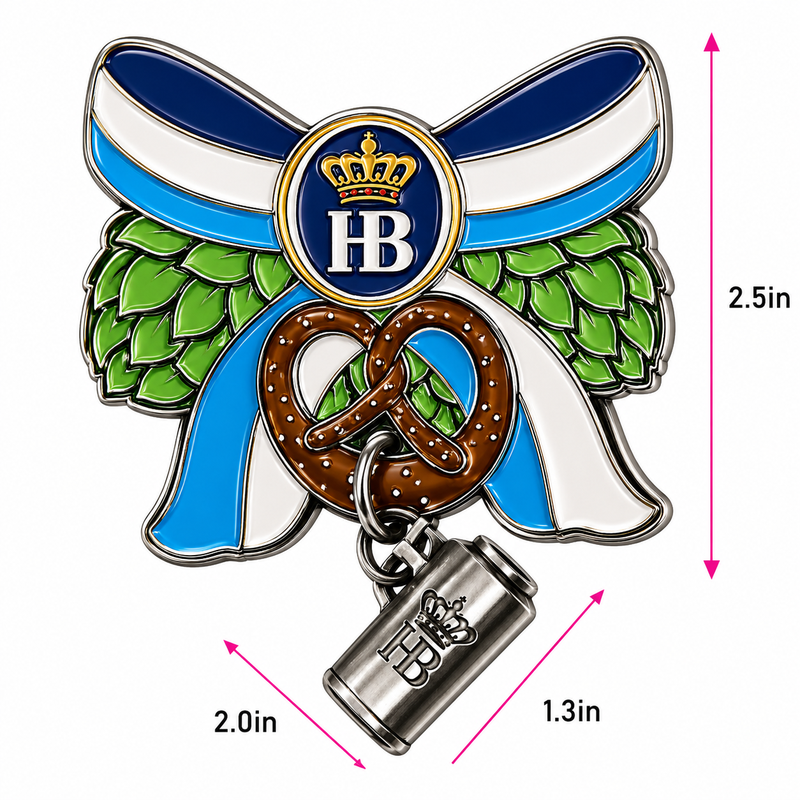 HB Pin "Hopfenschleife"