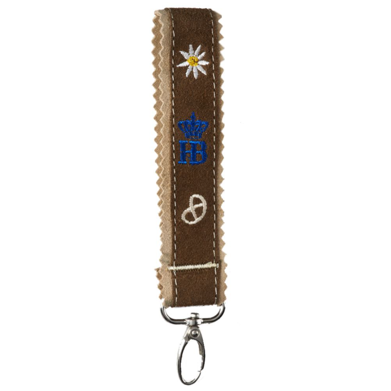 Hofbräuhaus München Leather Key Ring "Breze"