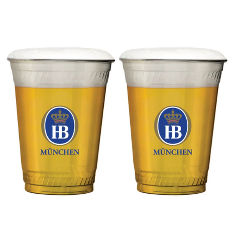 HB 16 OZ. PLASTIC PARTY CUPS - PACKAGE of 50 Each