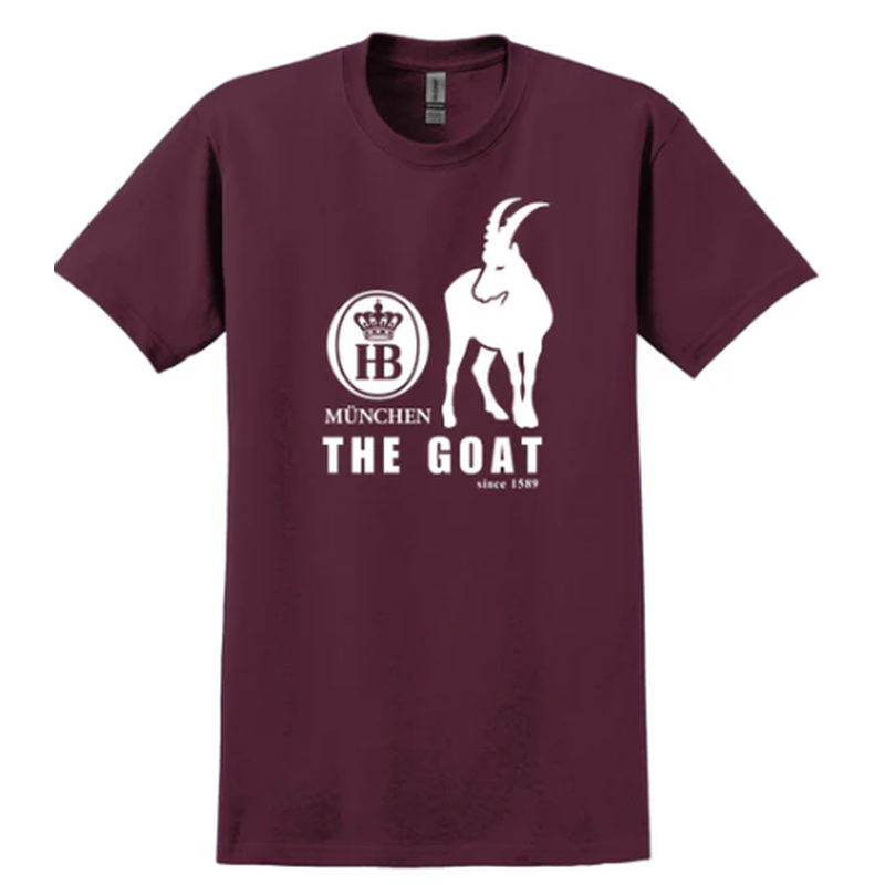 HB MAIBOCK SHIRT "THE GOAT“ - Maroon