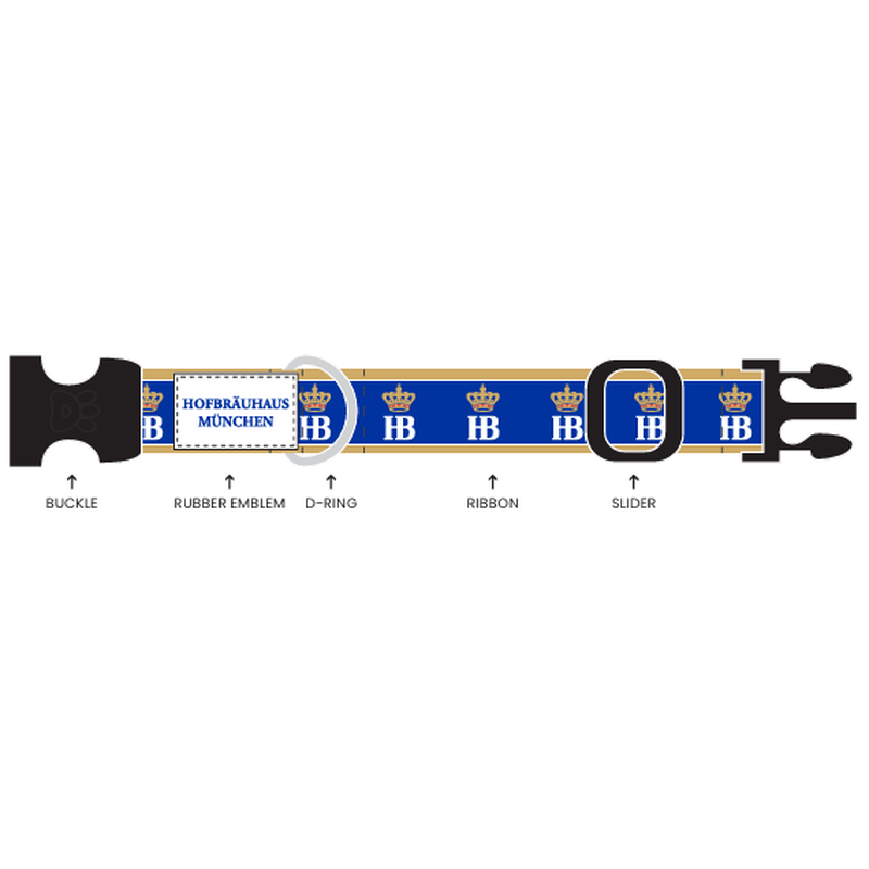 HB MUNCHEN Nylon Dog Collar