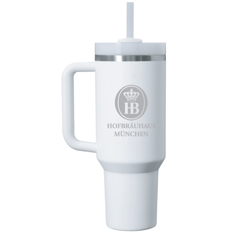 HB Stanley Quencher H2.O FlowState™ Tumbler 40 oz - Frost White
