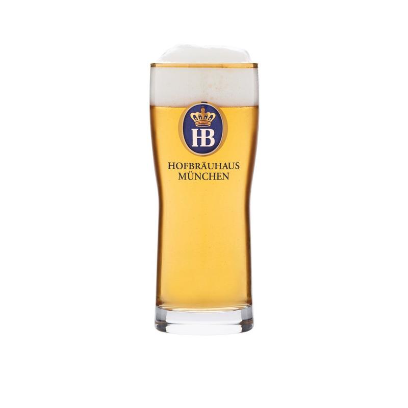 HB Glass Mug "Münchenbecher", 0.3 liter