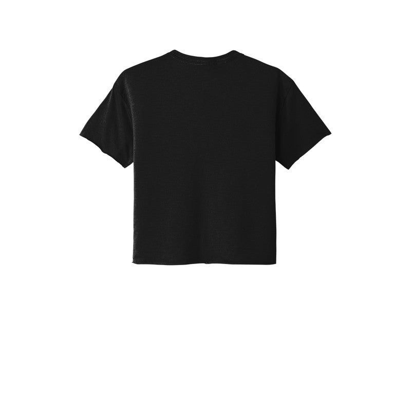 HB Next Level Apparel® Women’s Festival Cali Crop Tee - BLACK