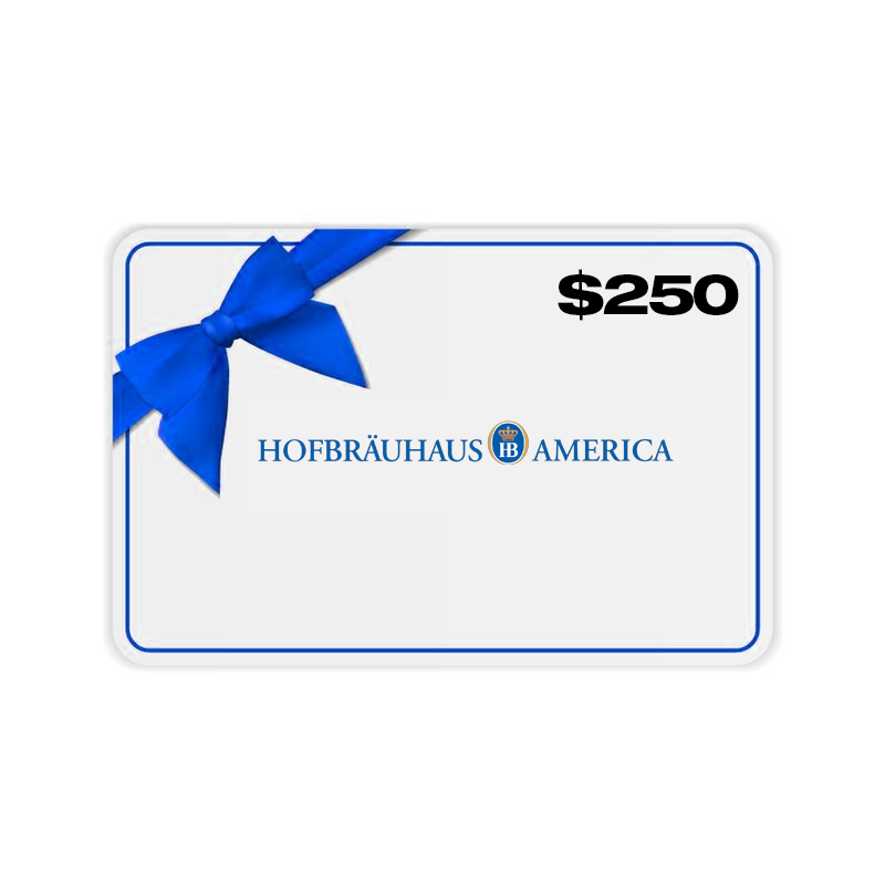 HOFBRAUHAUS USA GIFT SHOP GIFT CARD