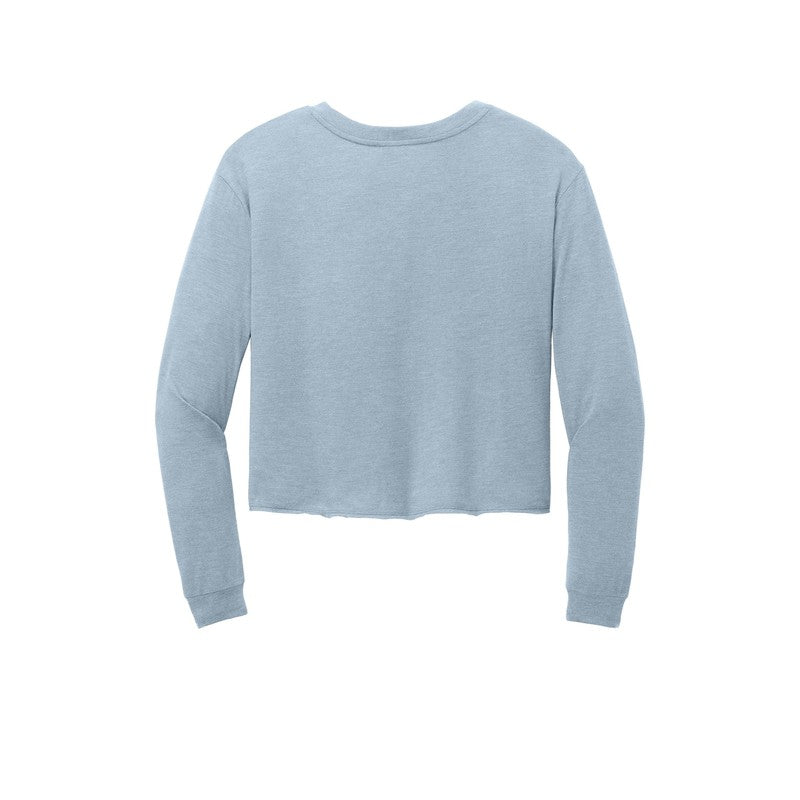 HB District® Women’s Perfect Tri® Midi Long Sleeve Tee - Flint Blue Heather