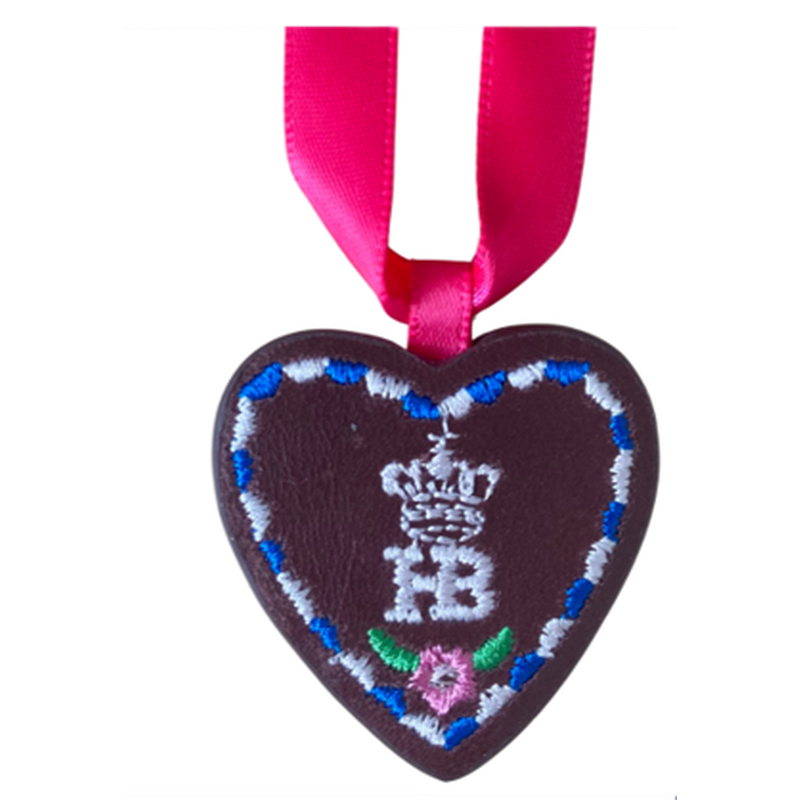 HB Heart "Herzerl" Leather Pendant