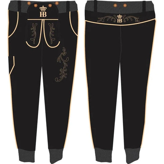 HB LEDERHOSEN SWEATPANTS MEN'S - BLACK