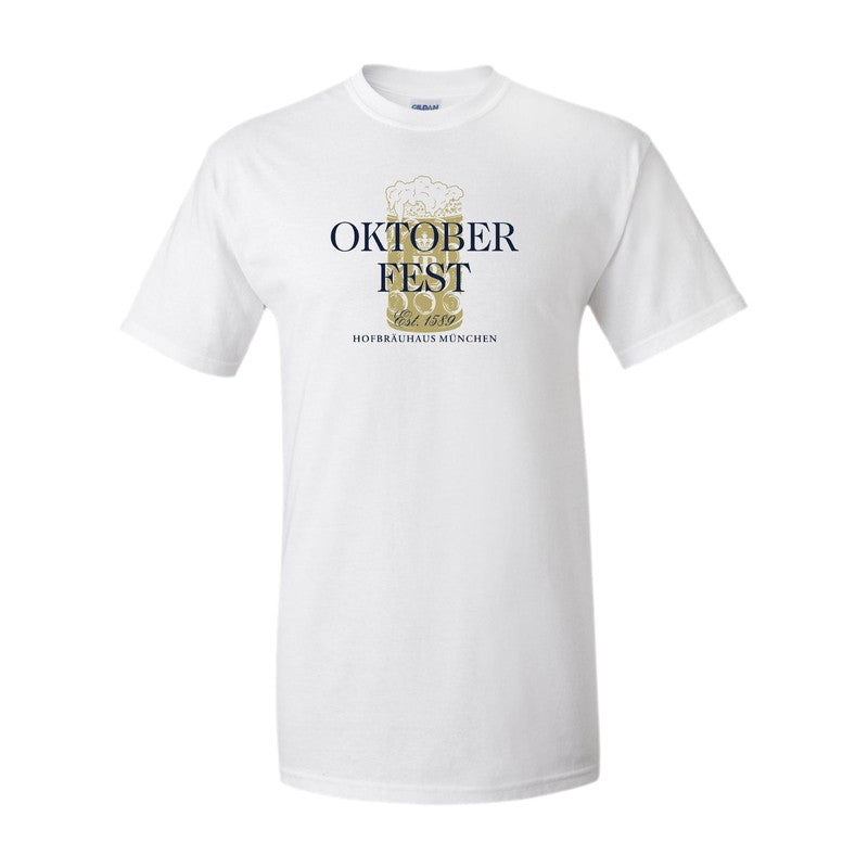 HB OKTOBERFEST STEIN T-SHIRT - WHITE