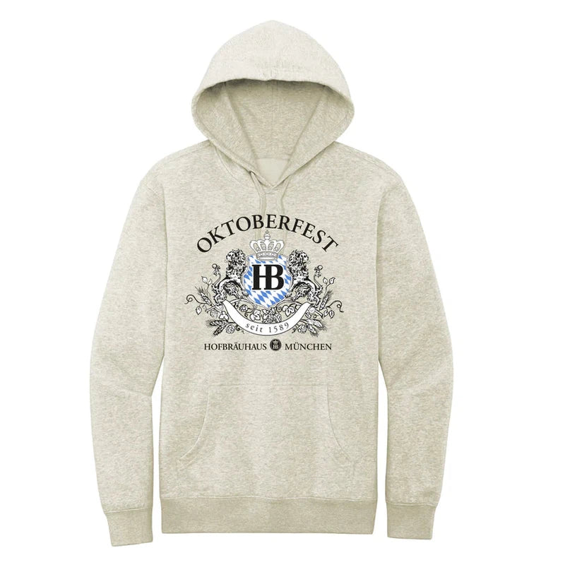 HB OKTOBERFEST District® V.I.T.™ Fleece Hoodie- OATMEAL HEATHER