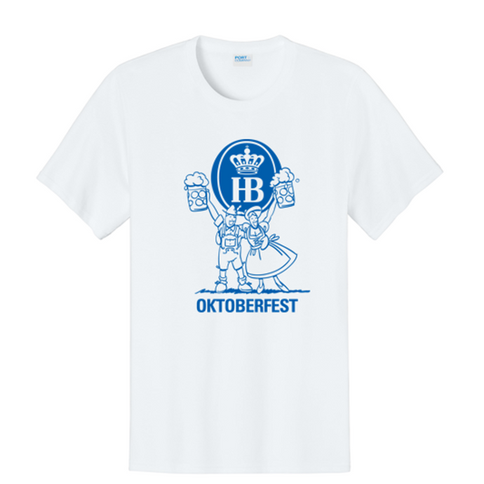 HB OKTOBERFEST 25 T-SHIRT - WHITE