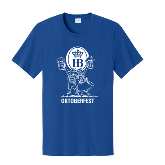 HB OKTOBERFEST 25 T-SHIRT - ROYAL