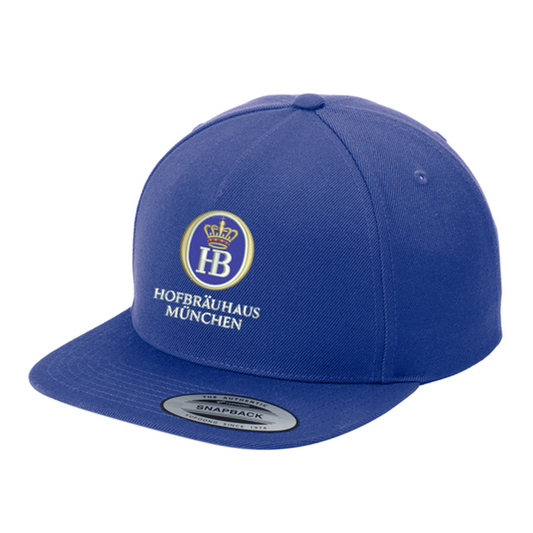 Hofbräuhaus München Yupoong® Premium 5-Panel Snapback Cap - True Royal