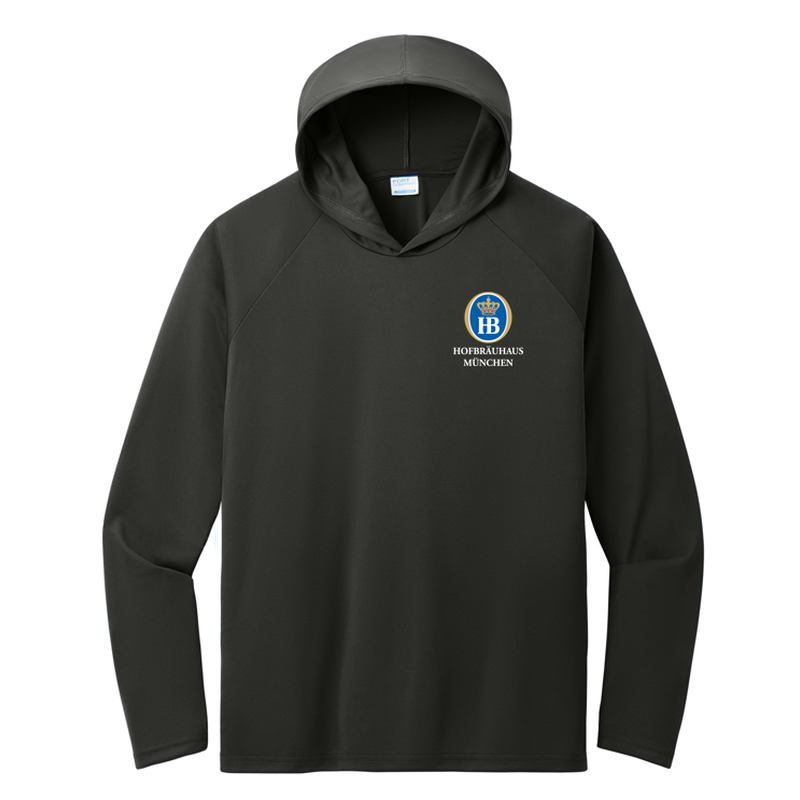 Hofbräuhaus München Performance Pullover Hooded Tee - Jet Black