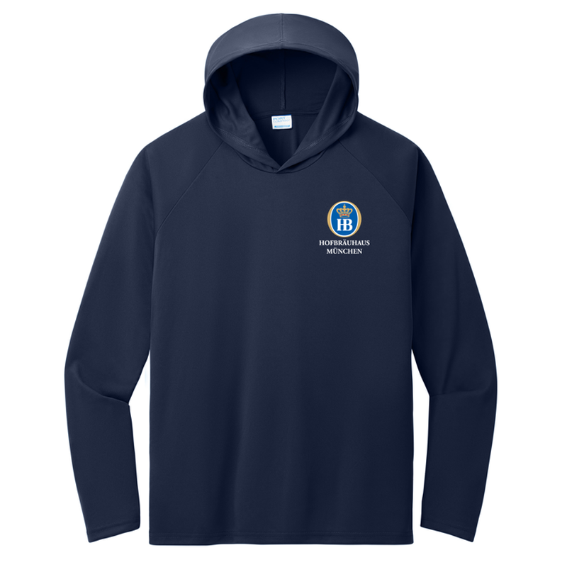 Hofbräuhaus München Performance Pullover Hooded Tee - True Navy