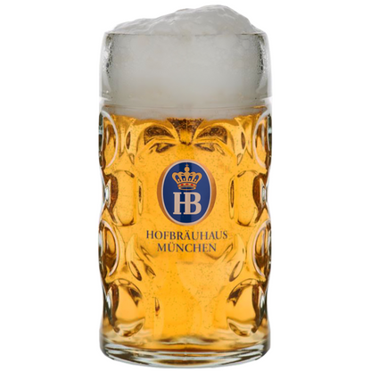 Hofbräuhaus München Glass jug Isarseidel Dimple Mug .05L