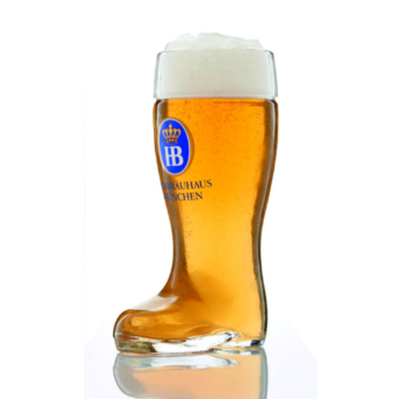 Hofbräuhaus München Glass Boot Mug "Stiefel" 0,5 L