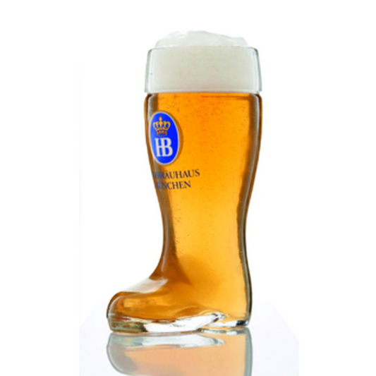 Hofbräuhaus München Glass Boot Mug "Stiefel" 0,5 L