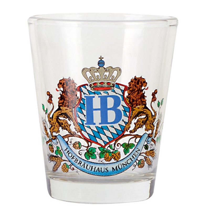 Hofbräuhaus München Shot Glass Set "Löwendekor" 0,04 L