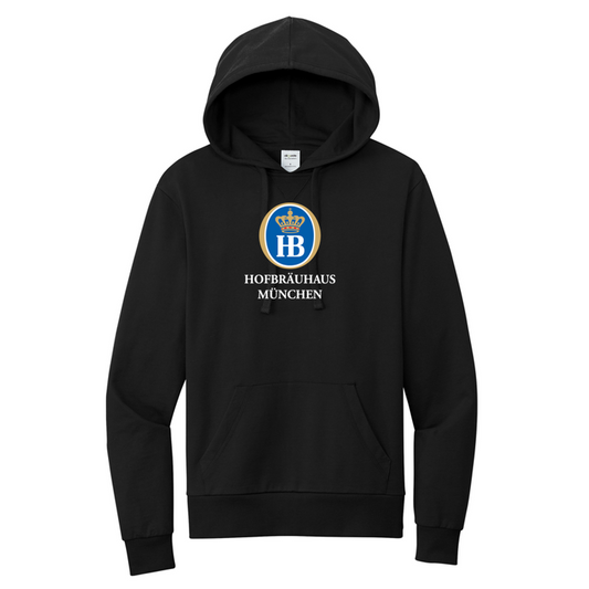 HB Allmade® Unisex Organic French Terry Pullover Hoodie - Deep Black