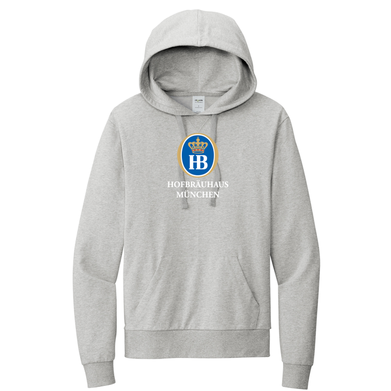 HB Allmade® Unisex Organic French Terry Pullover Hoodie - Granite Grey Heather