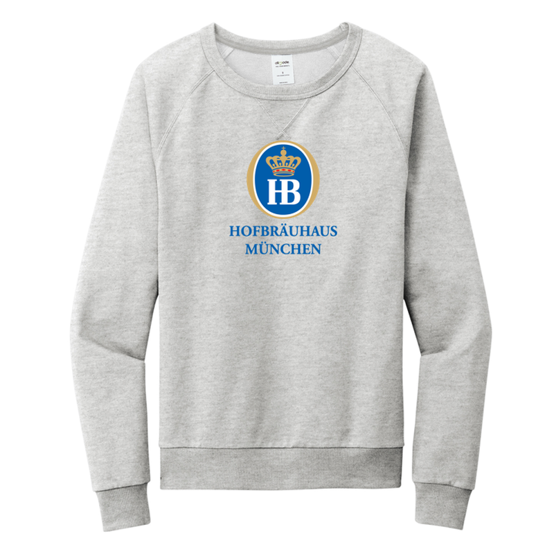 HB Allmade® Unisex Organic French Terry Crewneck Sweatshirt - Granite Grey Heather