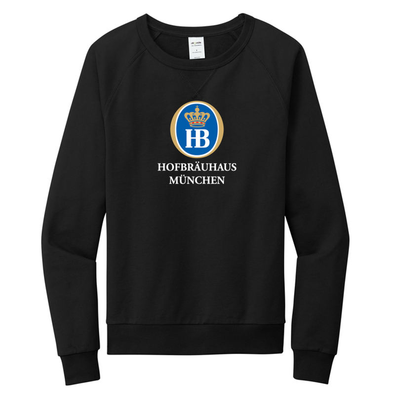 HB Allmade® Unisex Organic French Terry Crewneck Sweatshirt - Deep Black