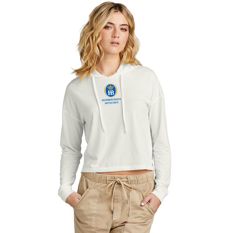 HB District® Women’s Perfect Tri® Midi Long Sleeve Hoodie - Natural