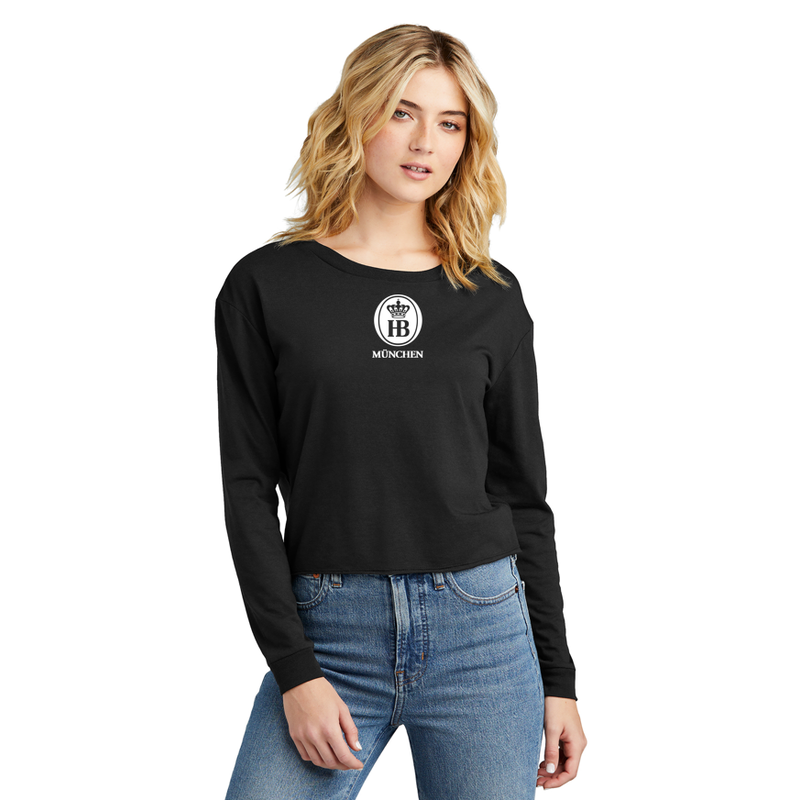 HB District® Women’s Perfect Tri® Midi Long Sleeve Tee - Black