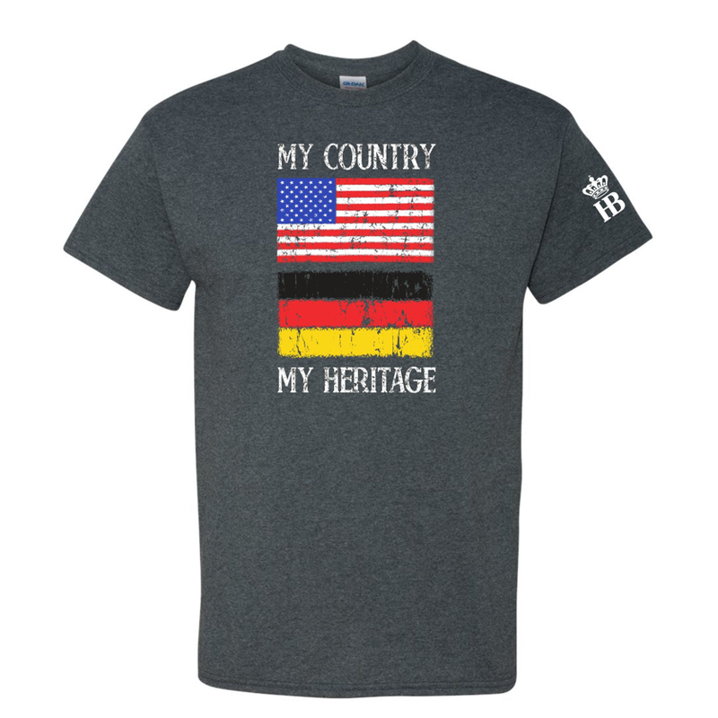 HB My Country My Heritage T-Shirt - Dark Heather