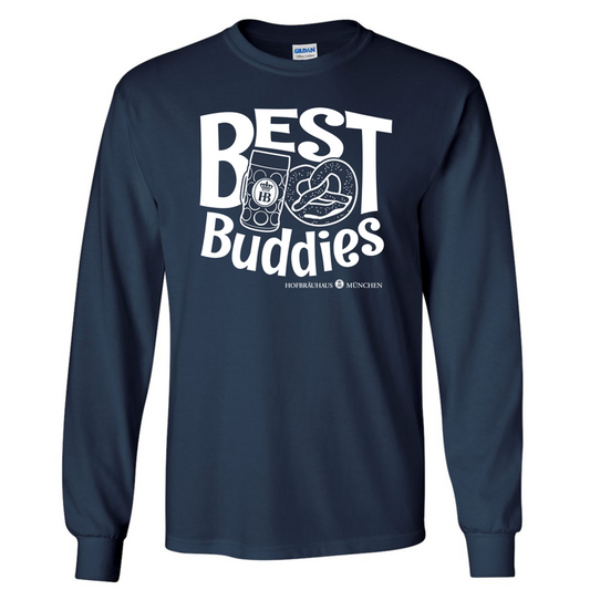 HB Best Buddies T-Shirt Long Sleeve - Navy