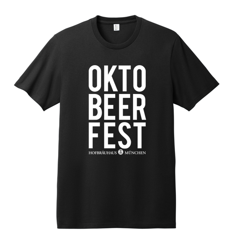 HB OKTOBERFEST STACKED T-SHIRT - Black