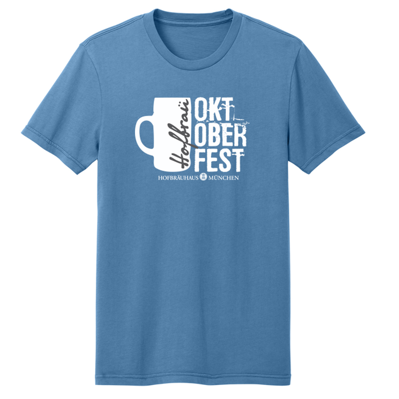 HB District Wash™ Tee - OKTOBERFEST STEIN - Dusk Blue