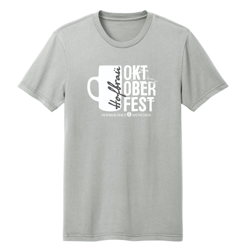 HB District Wash™ Tee - OKTOBERFEST STEIN - Gusty Grey