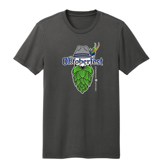 HB District Wash™ Tee - OKTOBERFEST HOPS BEARD  - Graphite