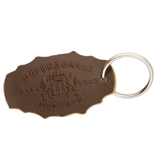 HB Key Ring "Leder-Löwen" Leather