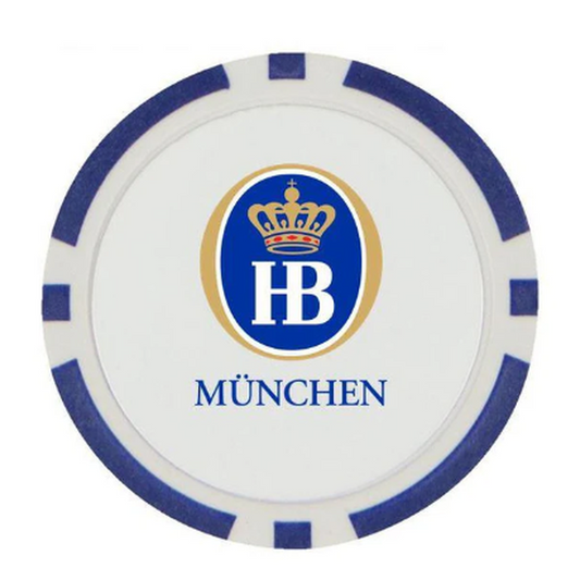 HB GOLF BALL MARKER POKER CHIP