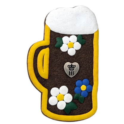 HB Felt MUG Pin Yellow