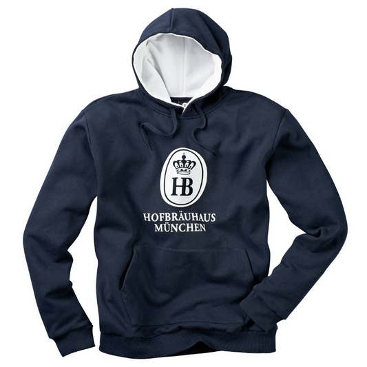 HB Men´s Hooded Sweater "Classic" NAVY