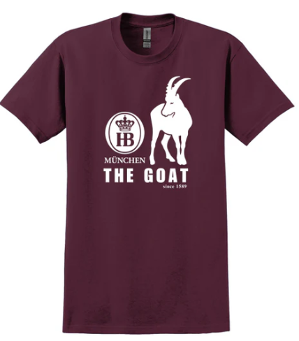 HB MAIBOCK SHIRT "THE GOAT“ - Maroon