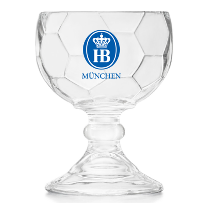HB Glass Chalice with embossed design 21 oz.
