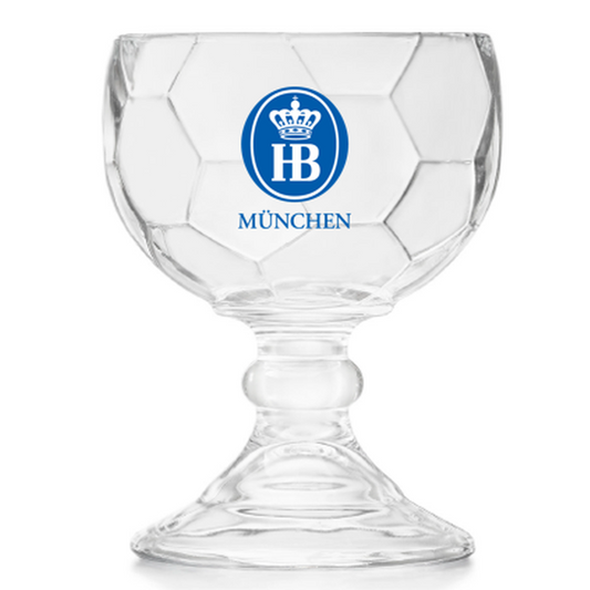 HB Glass Chalice with embossed design 21 oz.