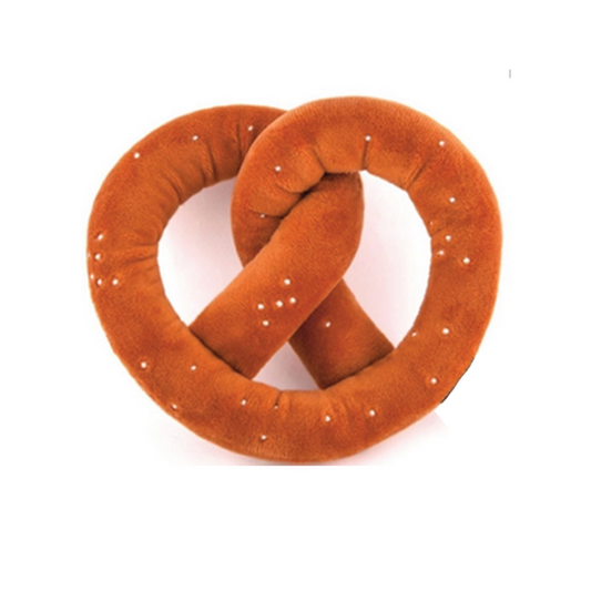 Pretzel Plush Dog Toy