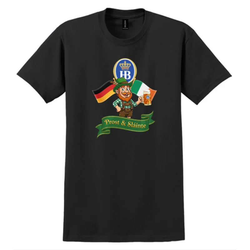 HB Prost & Slainte T-shirt - Black