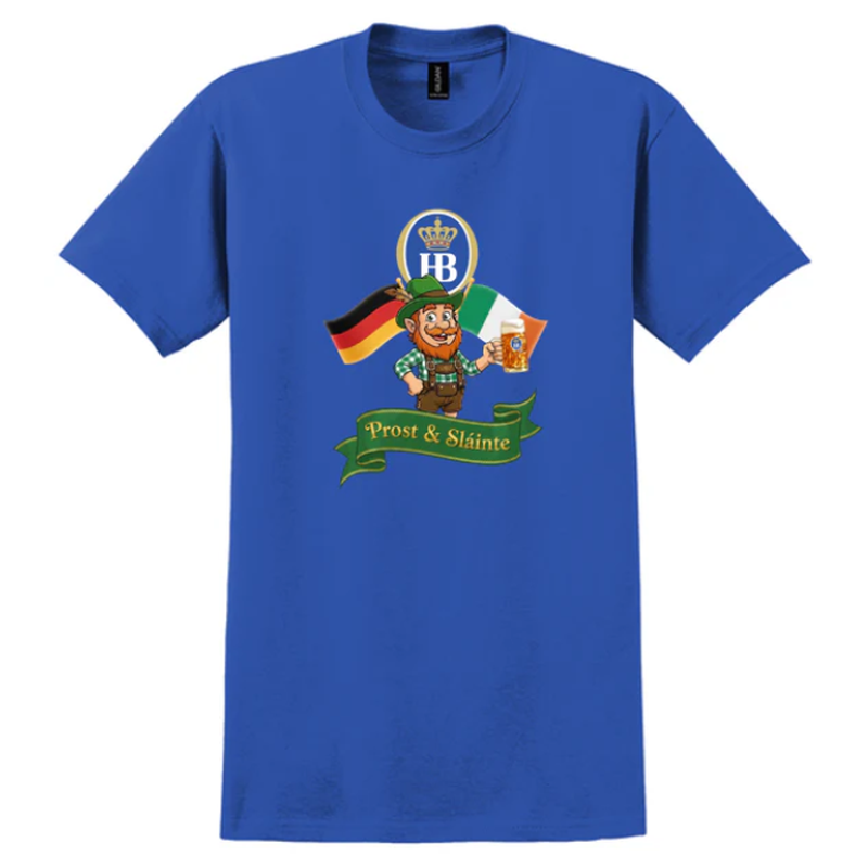 HB Prost & Slainte T-shirt - True Royal