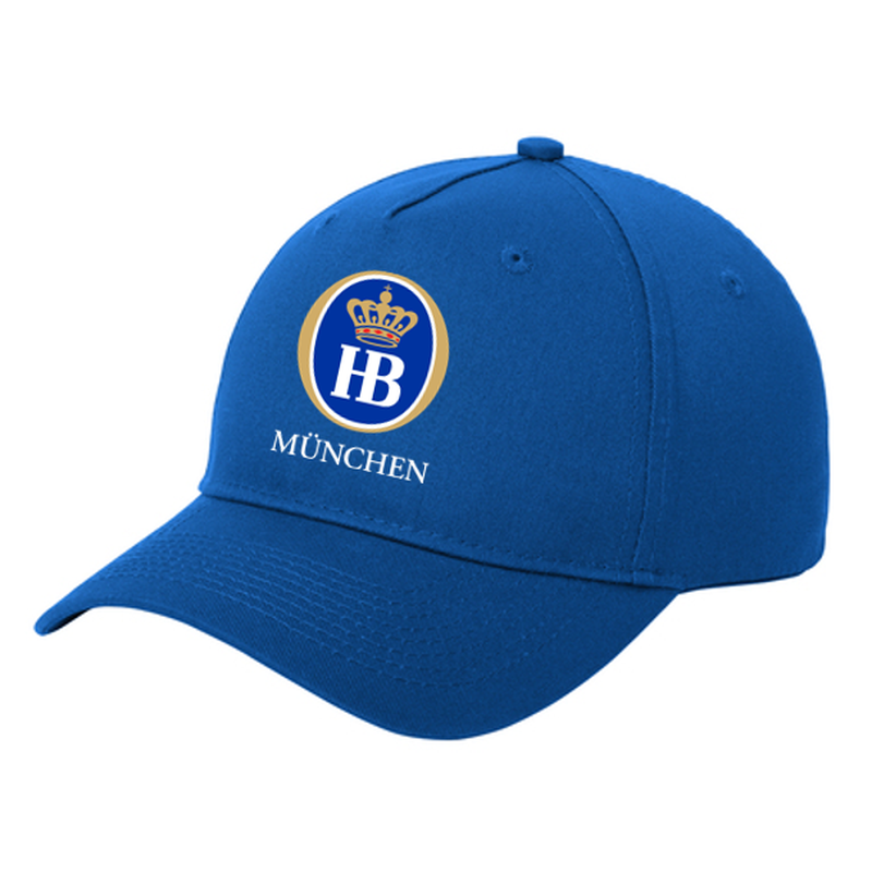 HB Port Authority® Five-Panel Twill Cap - Royal