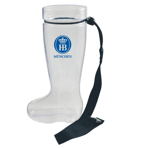 HB 1 Liter Break Resistant PVC Beer Boot with Lanyard – HofbrauhausShopUS