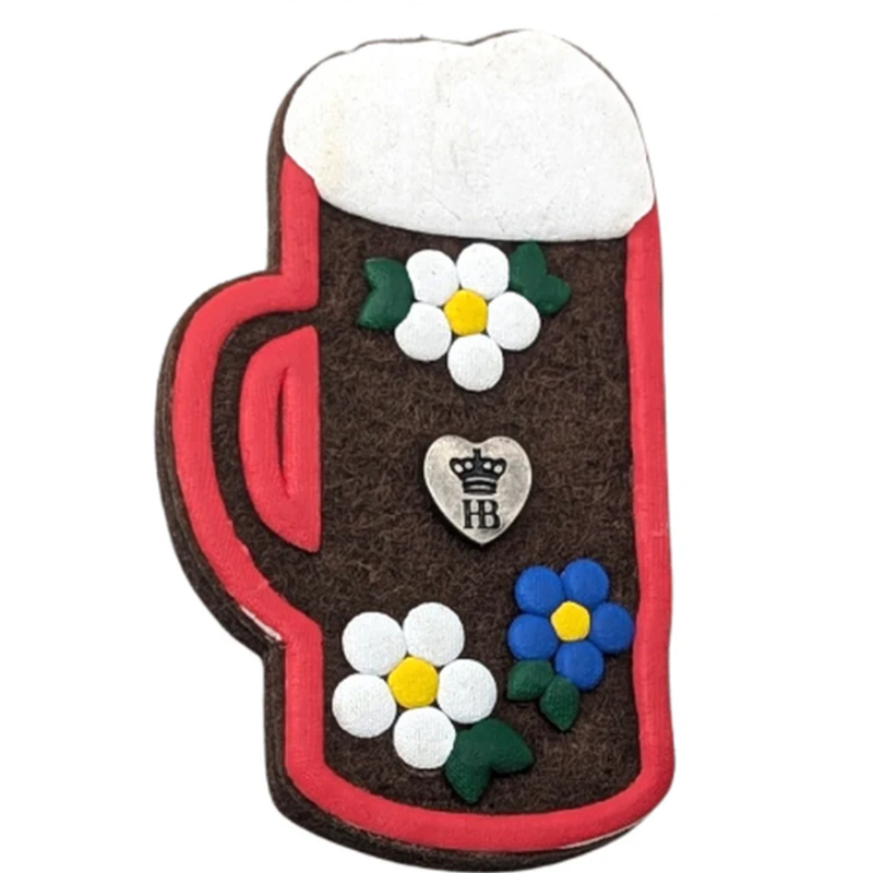 HB Felt MUG Pin Red