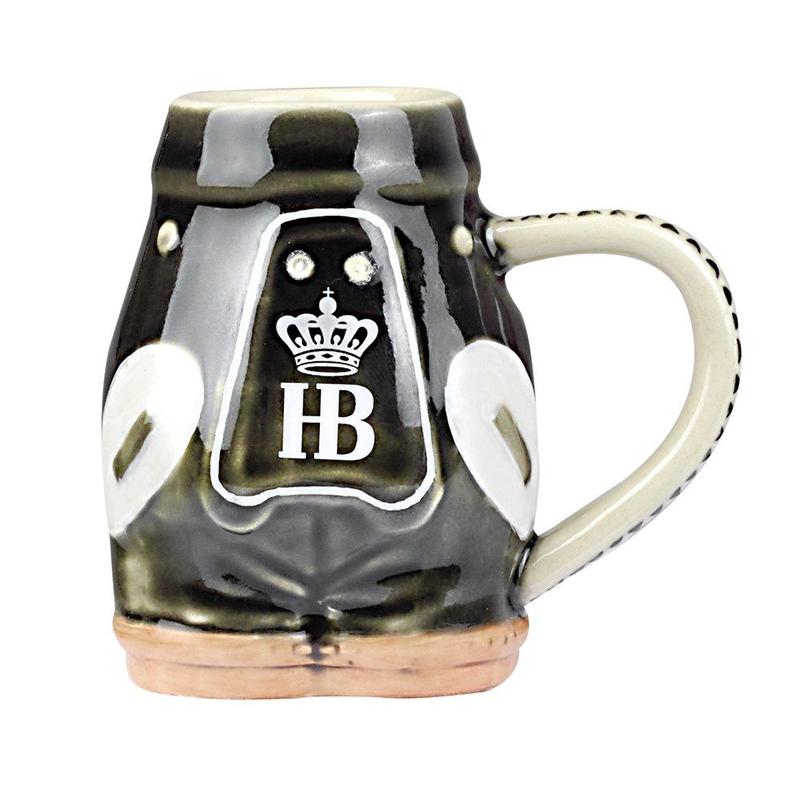 HB Shot Stein "Lederhose", 0.04 liter