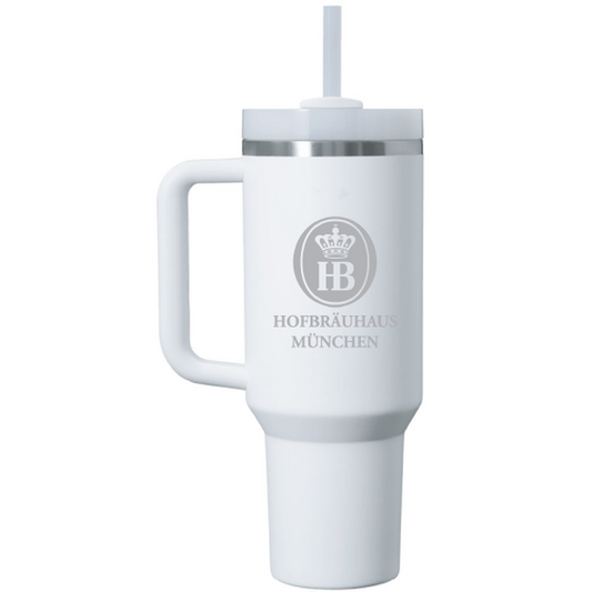 HB Stanley Quencher H2.O FlowState™ Tumbler 40 oz -  Frost White ARRIVING SOON